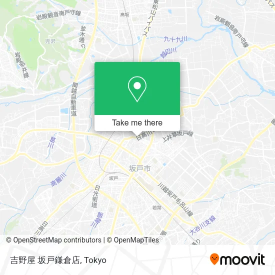 Yoshinoya Sakado Kamakura Branch map