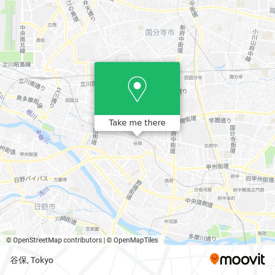 谷保 map