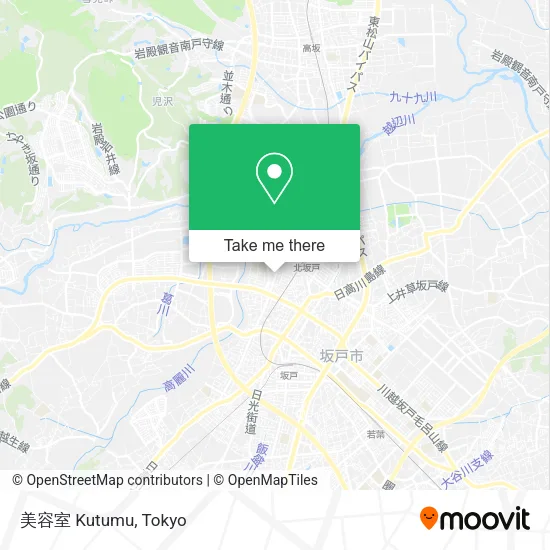 美容室 Kutumu map