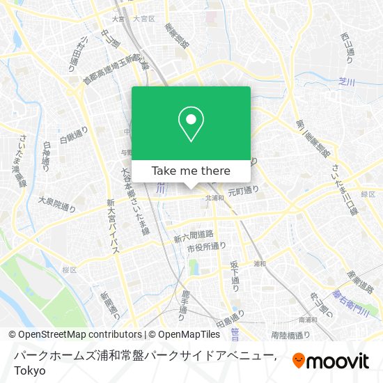 パークホームズ浦和常盤パークサイドアベニュー map