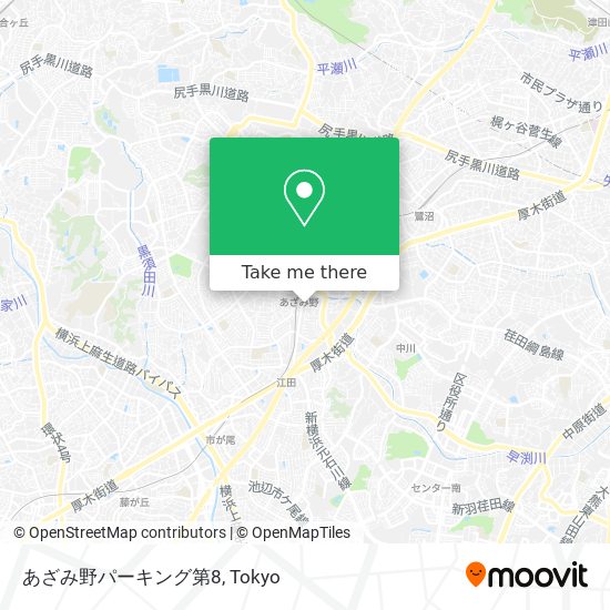 あざみ野パーキング第8 map