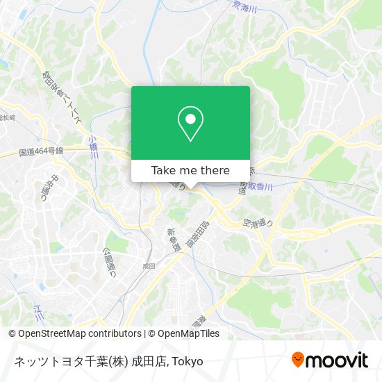 ネッツトヨタ千葉(株) 成田店 map