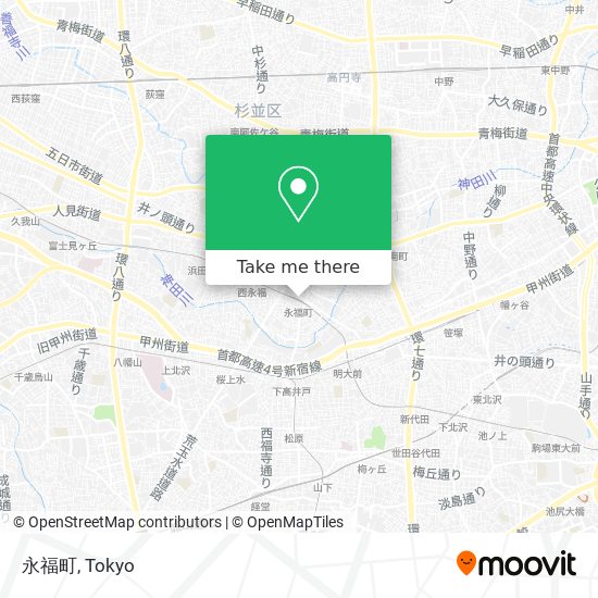 永福町 map