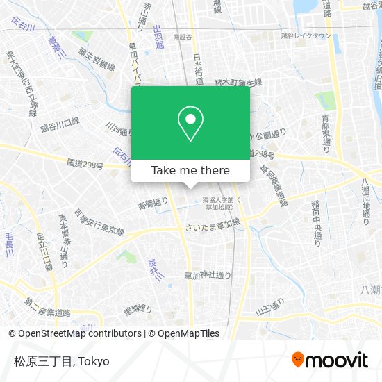 松原三丁目 map
