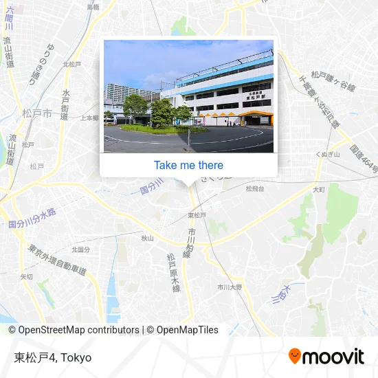 東松戸4 map