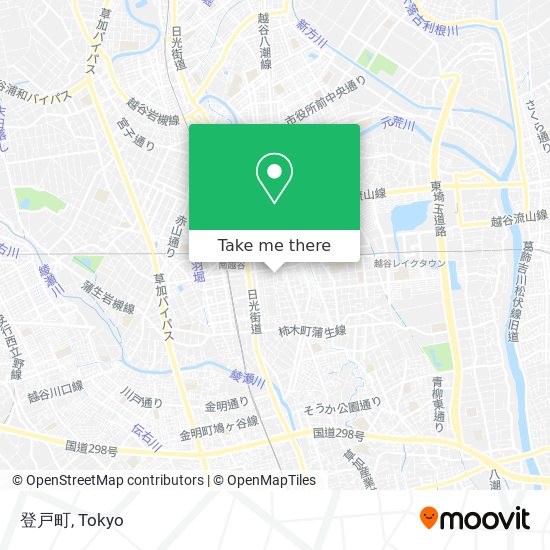 登戸町 map