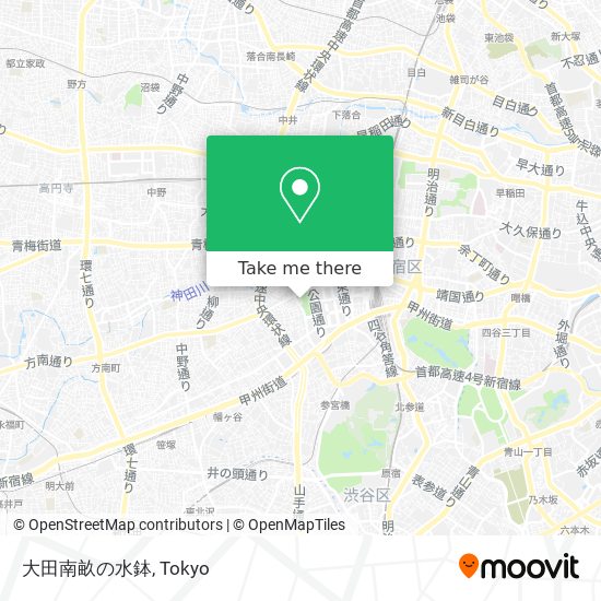 大田南畝の水鉢 map