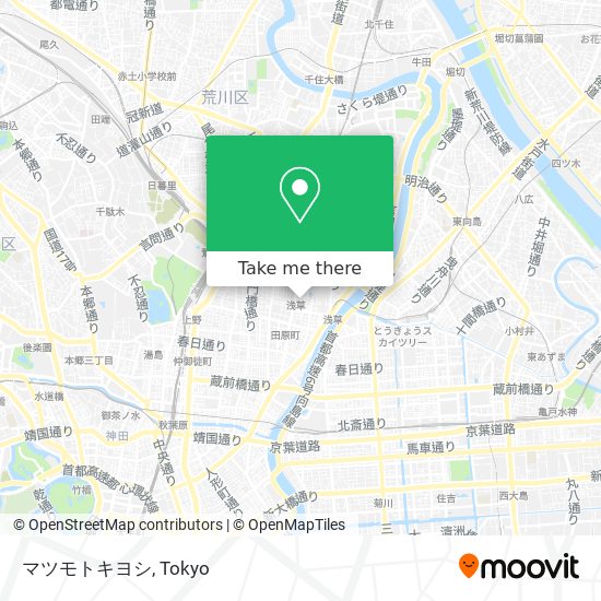 マツモトキヨシ map