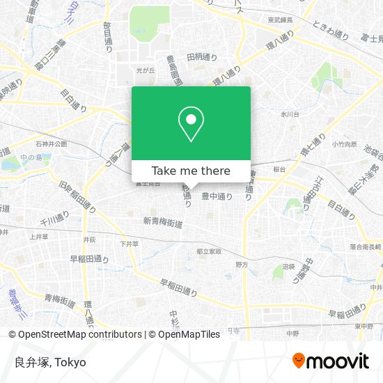 良弁塚 map