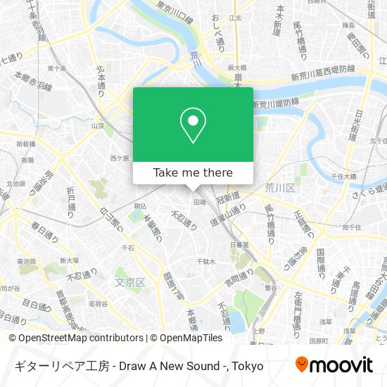 ギターリペア工房 - Draw A New Sound - map