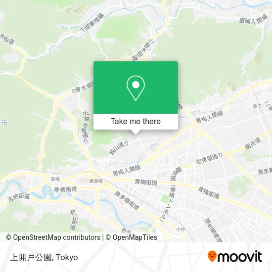 上開戸公園 map