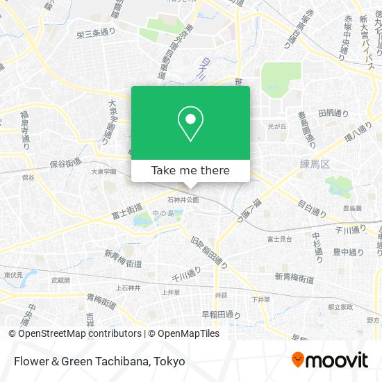 Flower＆Green Tachibana map