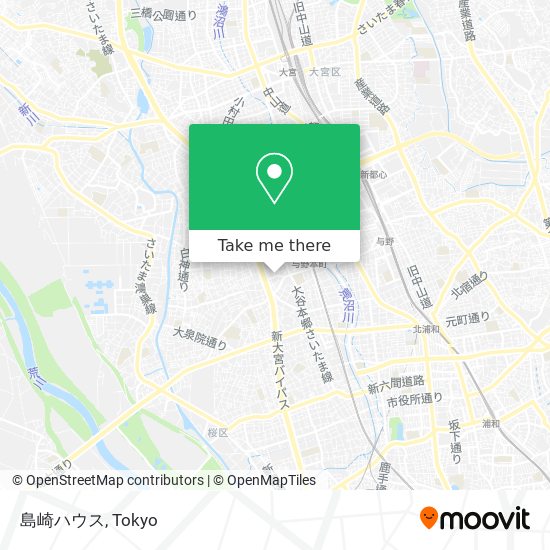 島崎ハウス map