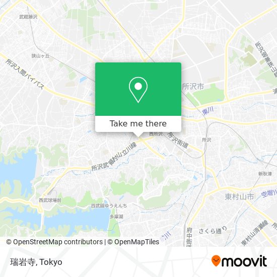 瑞岩寺 map