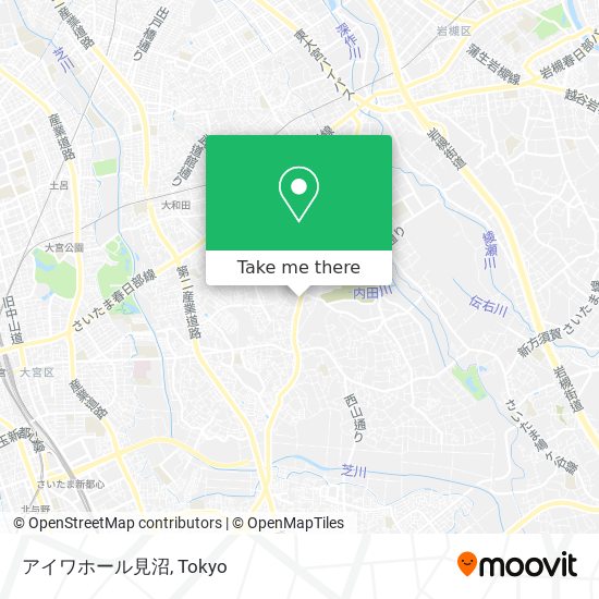 アイワホール見沼 map