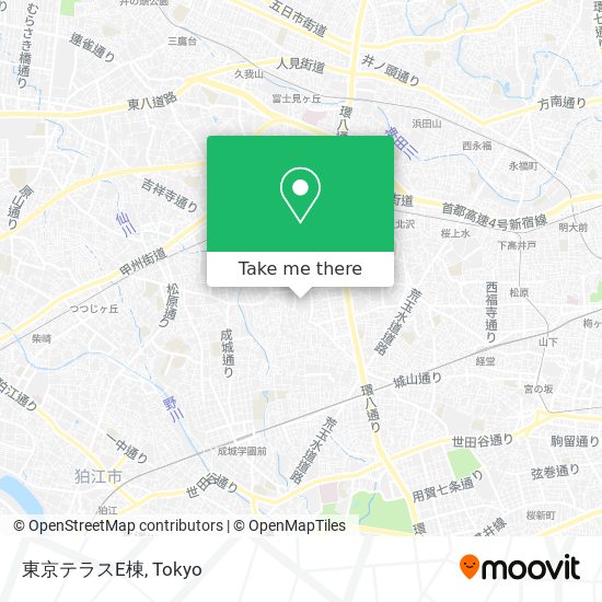 東京テラスE棟 map