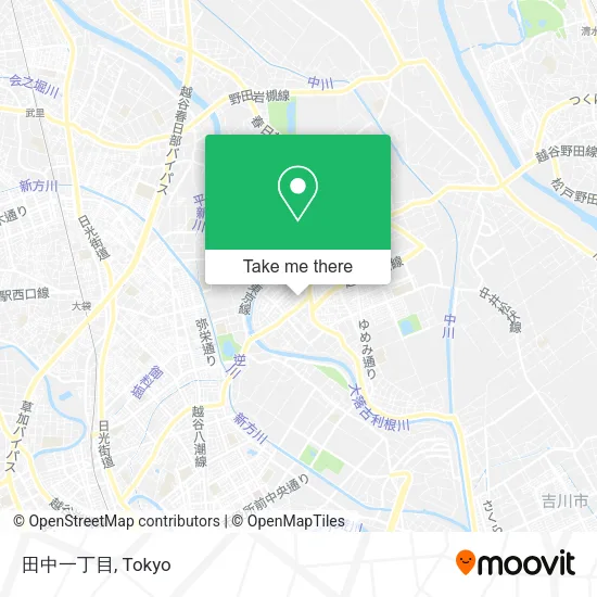 田中一丁目 map