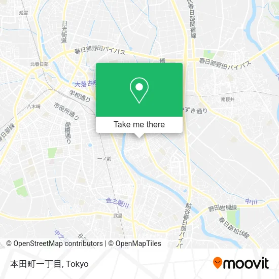 本田町一丁目 map