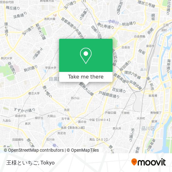 王様といちご map