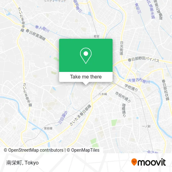 南栄町 map