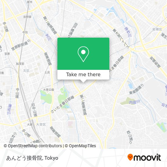 あんどう接骨院 map