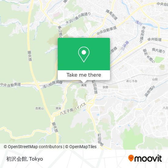 初沢会館 map