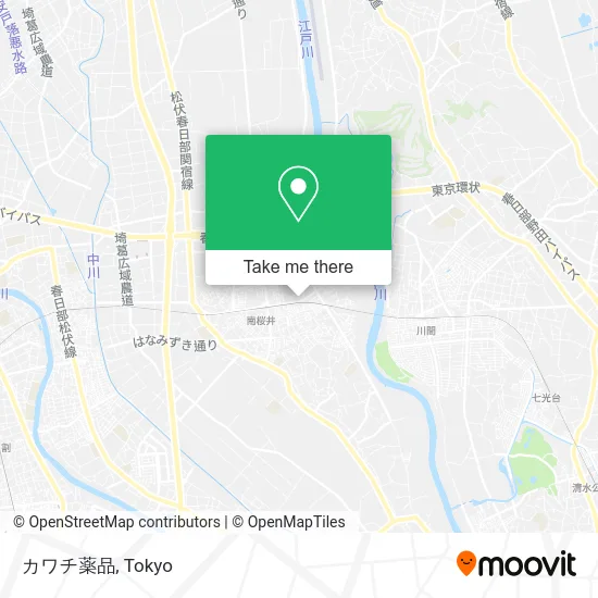 カワチ薬品 map