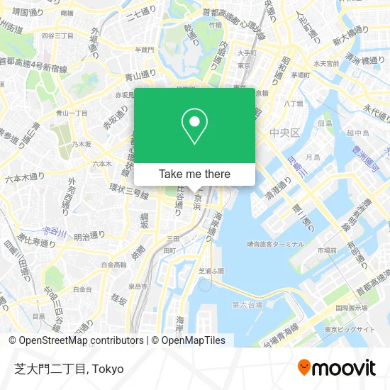 芝大門二丁目 map