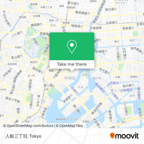 入船三丁目 map