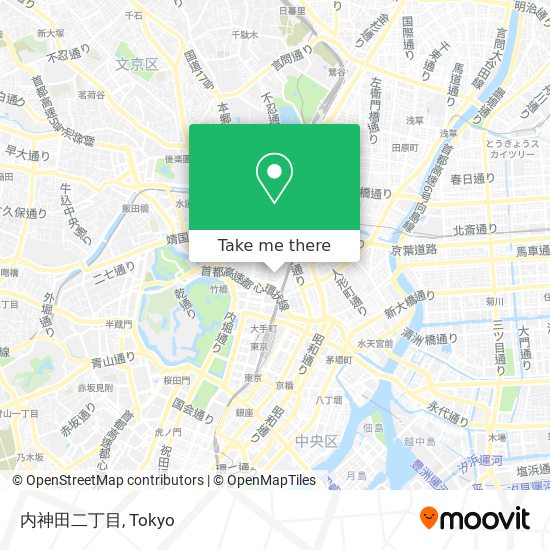 内神田二丁目 map