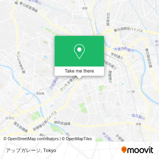 アップガレージ map