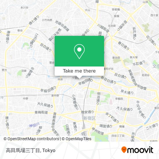 高田馬場三丁目 map