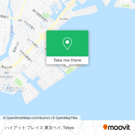 ハイアット プレイス 東京ベイ map