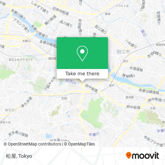 松屋 map