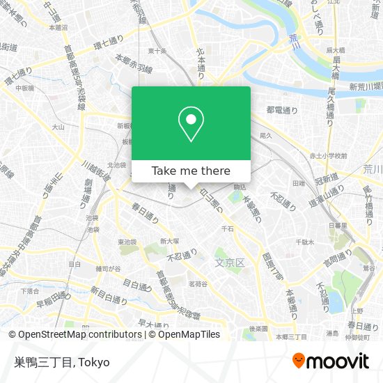 巣鴨三丁目 map