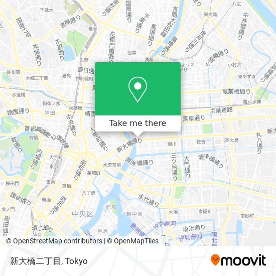 新大橋二丁目 map