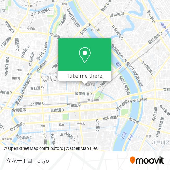立花一丁目 map