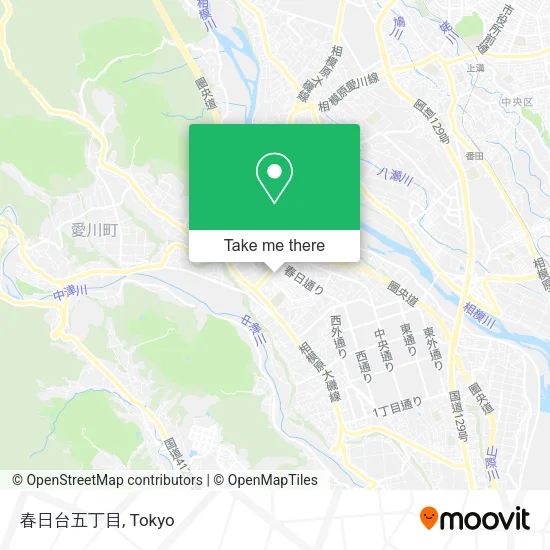 春日台五丁目 map