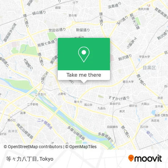 等々力八丁目 map