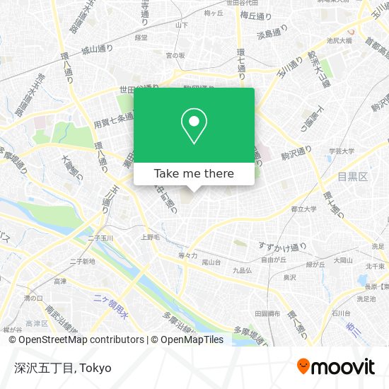 深沢五丁目 map