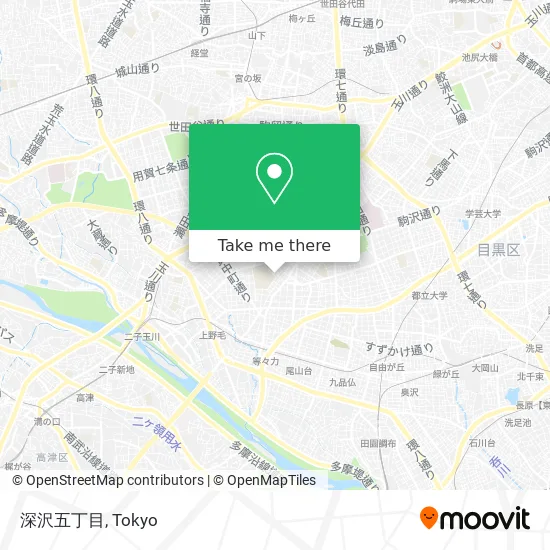 深沢五丁目 map