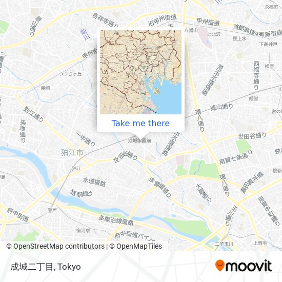 成城二丁目 map