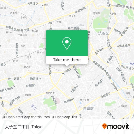 太子堂二丁目 map