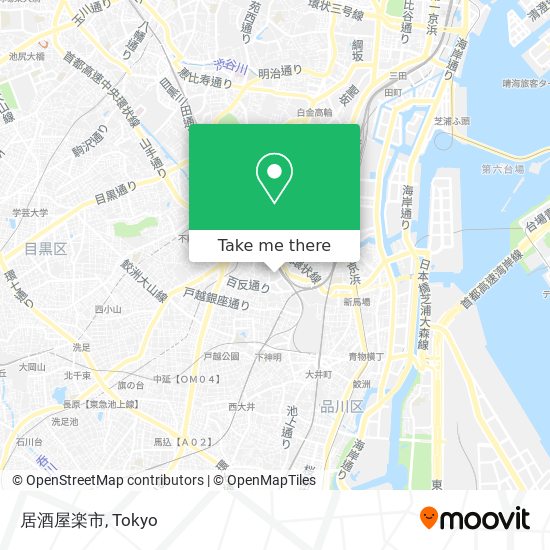 居酒屋楽市 map