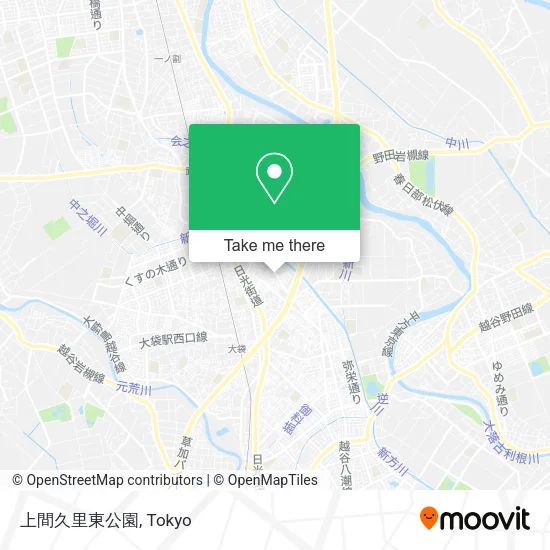 上間久里東公園 map