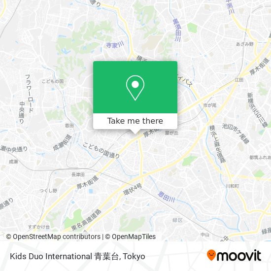 Kids Duo International 青葉台 map