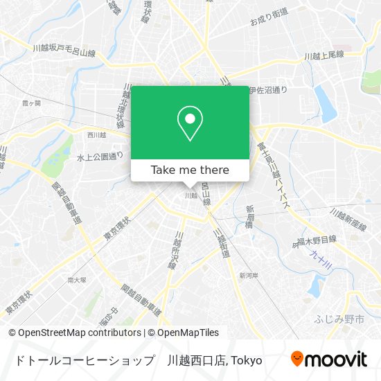 ドトールコーヒーショップ　川越西口店 map