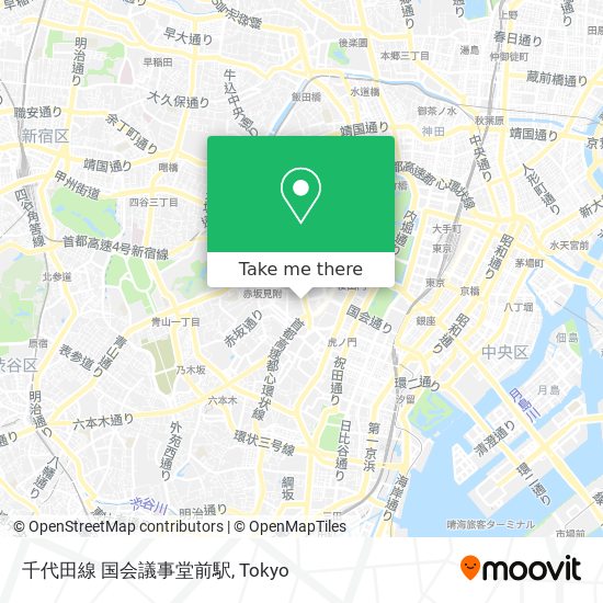 千代田線 国会議事堂前駅 map