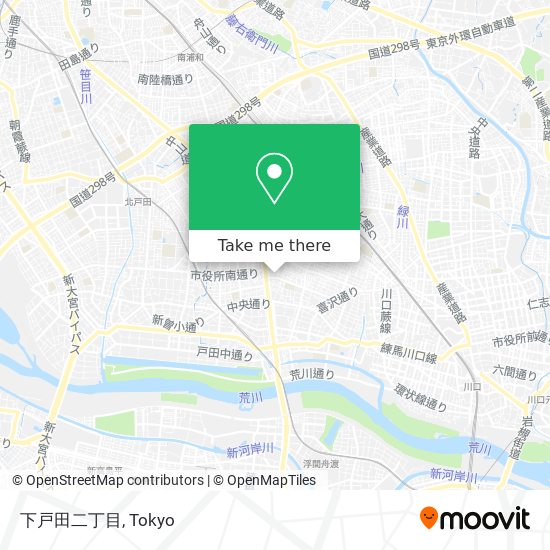 下戸田二丁目 map