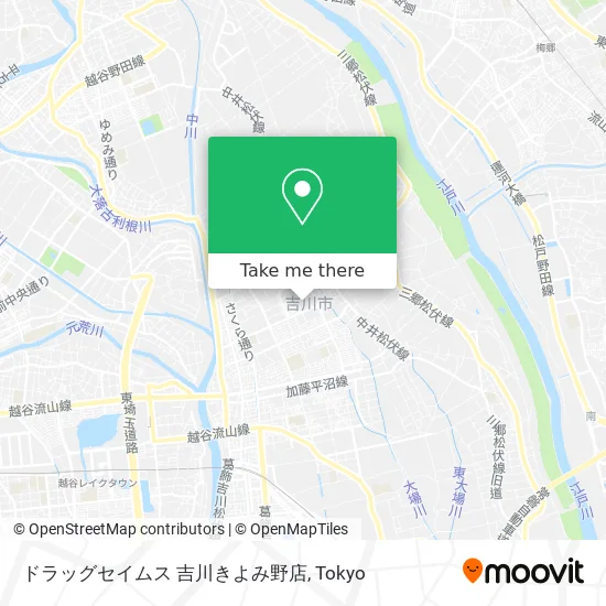 ドラッグセイムス 吉川きよみ野店 map